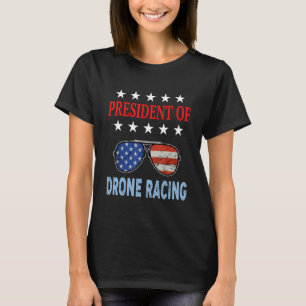 Drohnenrennzubehör US Drone Racing Sprichwort T-Shirt