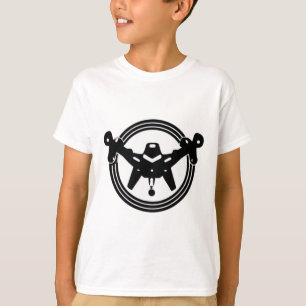 Drohnenschwarm Uav Rpv Team Pilot Art Ukraine Patc T-Shirt