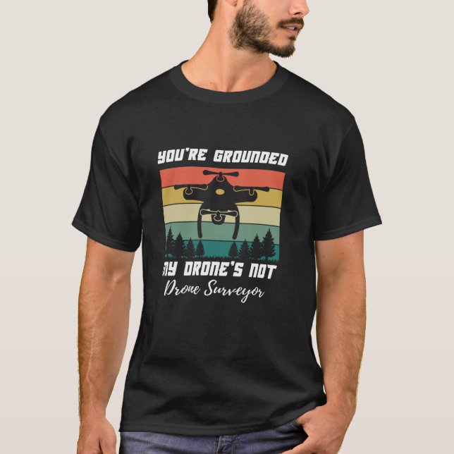 Drohnenumfrage T-Shirt (Vorderseite)