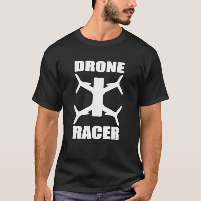 Drohneracer-Dunkelheits-Shirt T-Shirt (Vorderseite)