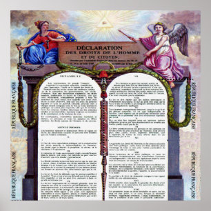 Droits de l'homme poster