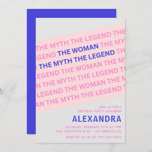 Drôle 42e anniversaire invitations Citer la femme 