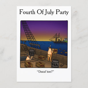 Drôle 4 Juillet Invitations Du Parti