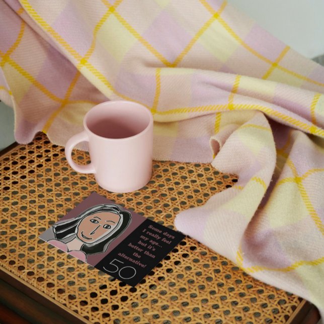 drôle 50e anniversaire de carte (Créateur téléchargé)