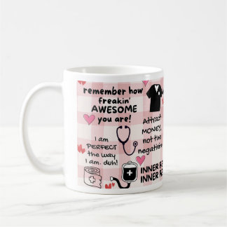 Drôle Affirmation Positive Chirurgie Nurse Mug Cad