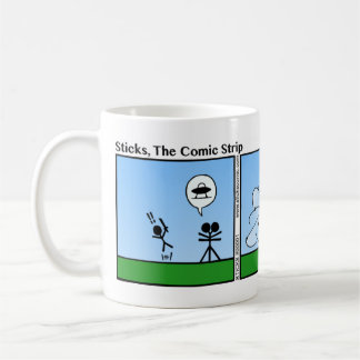 Drôle Alien Rencontre Stickman Mug - 001