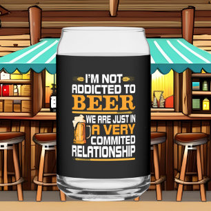 Drôle amateur de bière mot art