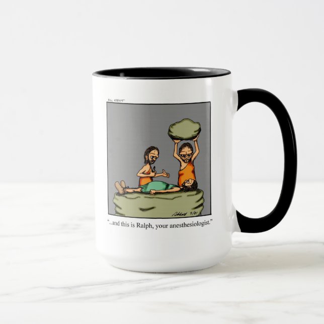Drôle anesthésiste Humour Mug cadeau (Droite)