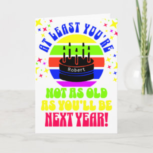 Drôle, au moins tu n'es pas.. Carte de vœux pliées