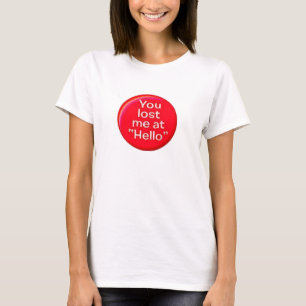 Drôle Aveugle Date Bonjour Hommes Femmes T-shirt