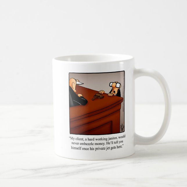 Drôle avocat Humour Mug Cadeau (Droite)