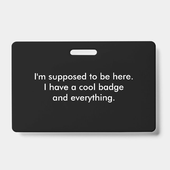 Drôle Badge Cool et tout (Avant)