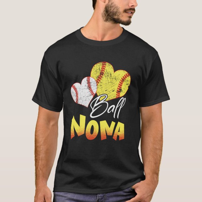 Drôle Ball Nona Softball Cadeaux Pullover H (Devant)