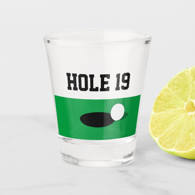 Drôle balle de golf cadeau en verre tourné pour le (Devant)