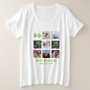 Drôle BFF PHOTO COLLAGE Cadeau personnalisé AVOCAD