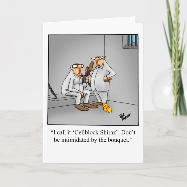 Drôle Bonne Carte Anniversaire Pour Elle (Devant)