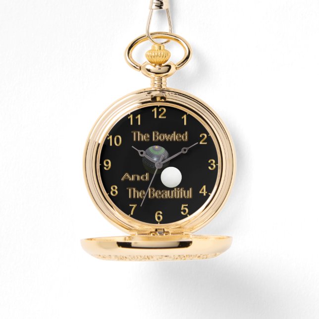 Drôle Bowls de pelouse Belle, Montre de collier (Recto)