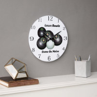 Drôle Bowls De Pelouse Jeu Sur M...., horloge mura