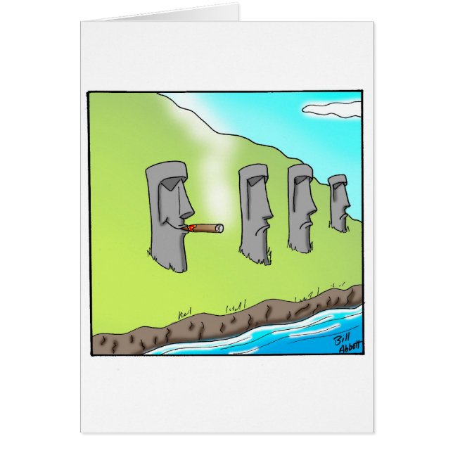 Drôle cadeau de dessin animé de Cigar Island de Pâ (Devant)
