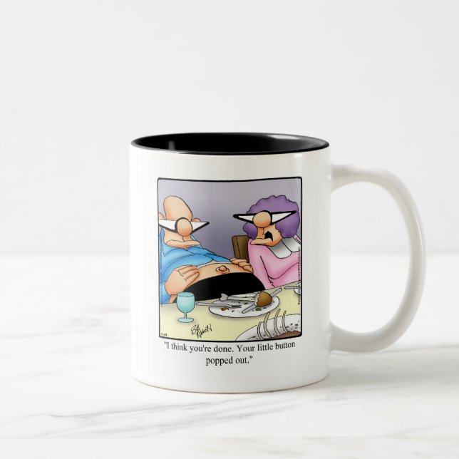 Drôle cadeau de l'Humour Thanksgiving Mug (Droit)