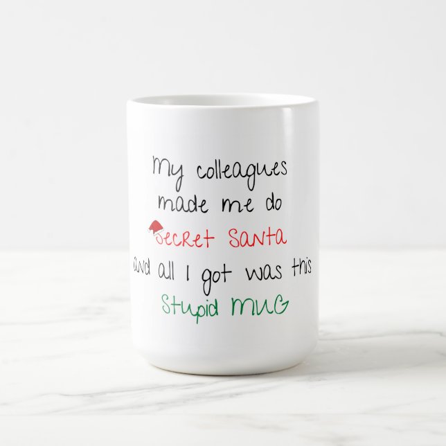 Drôle cadeau Père Noël Secret - Mug (Centre)