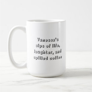 Drôle café dire avec Mug de personnalisation