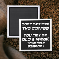 Drôle café dit humour cuisine nouveauté magnets