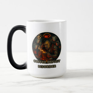 drôle café faible batterie tasse