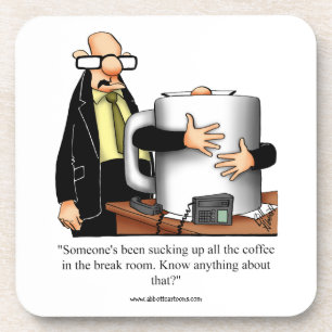 Drôle café Humour affaires Dessous de verre cadeau