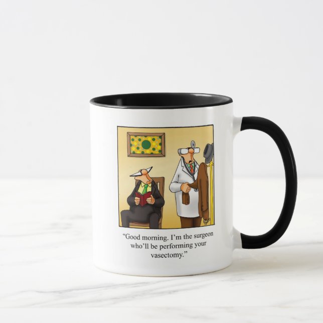 Drôle café Humour Médicale Mug (Droite)