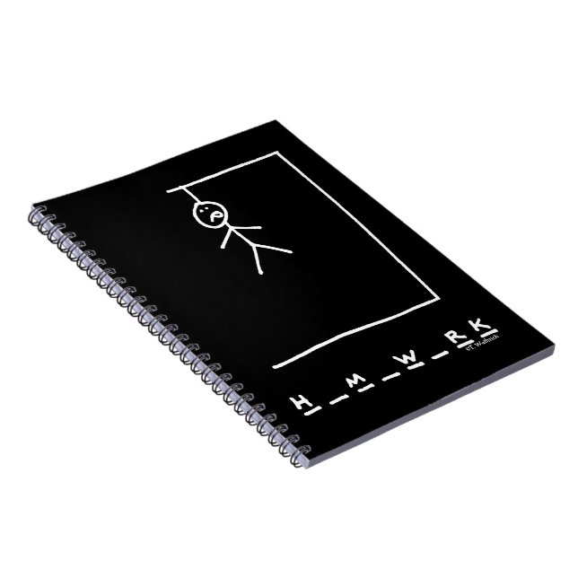 Drôle Carnet de travail à domicile Hangman (Côté Droit)
