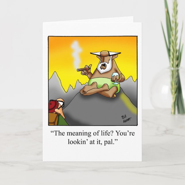 Drôle Carte Anniversaire Pour Lui "Spectickles" (Devant)