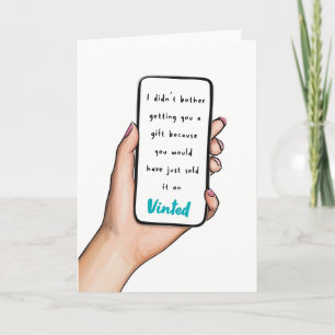 Drôle carte d'anniversaire Viné pour amis et famil