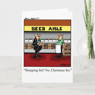 Drôle carte de Humour de Noël pour ami