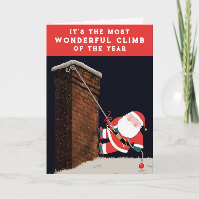 Drôle Cartes de fin de année de Noël (Devant)