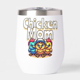 Drôle Cartoon Chicks Chicken Mom Personnalisé