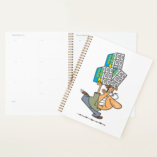 Drôle Cartoon Homme Panique Acheter Papier Toilett (Créateur téléchargé)