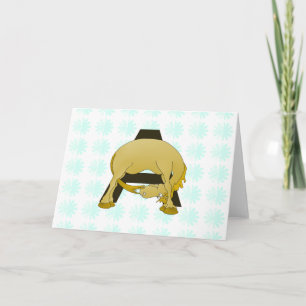 Drôle Cartoon Pony Monogramme A