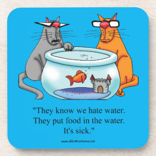 Drôle Chat Humour Dessous de verre cadeau