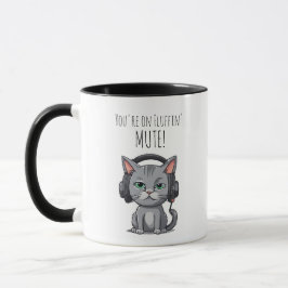 Drôle Chat Mug - Travailler à la maison - Vous ête