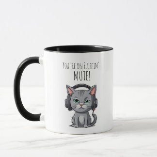 Drôle Chat Mug - Travailler à la maison - Vous ête