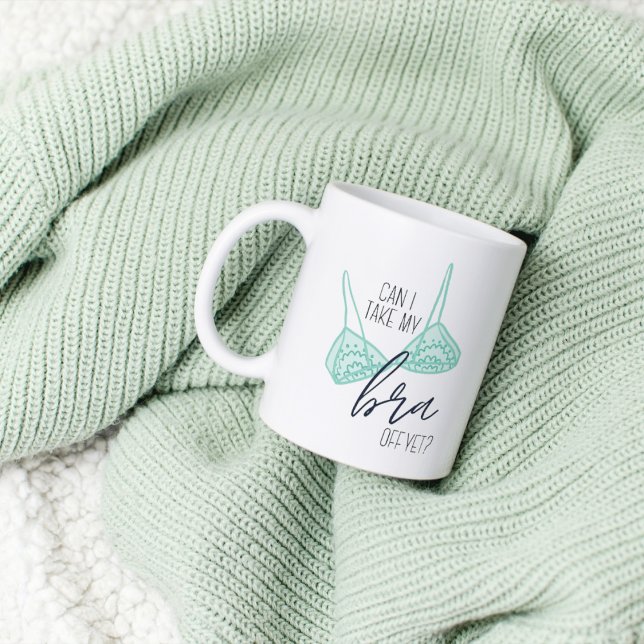 Drôle Citation Bra Coffee Mug (Créateur téléchargé)