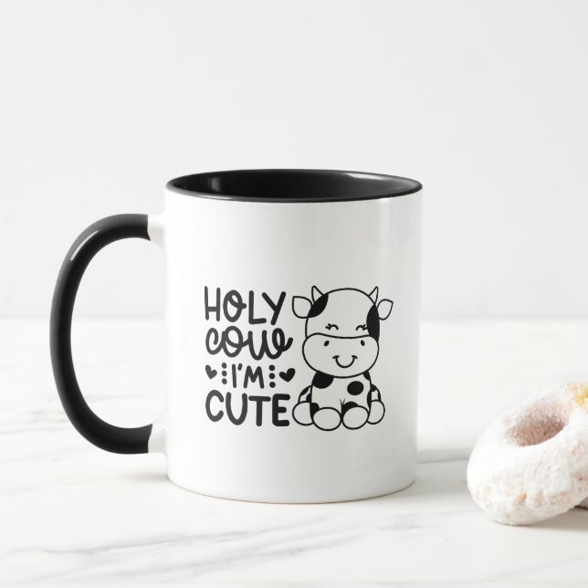Drôle Citation de café Mug (Avec donut)