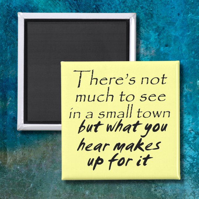 Drôle cite les aimants frigidaires petite ville pl (Créateur téléchargé)