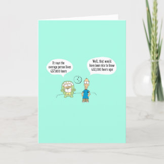 Drôle Comic Carte d'anniversaire - 001