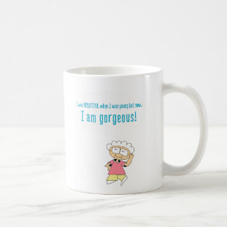 Drôle Comic tasse à café "I am Gorgeous"