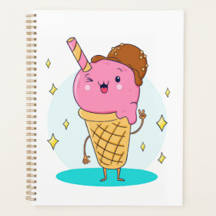 Drôle Cool mignonne crème glacée