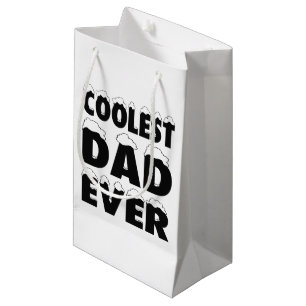 Drôle Coolest Papa Jamais Fête des pères Sac Cad
