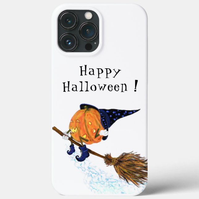 Drôle coque iphone Halloween sorcier Citrouille vo (Verso)