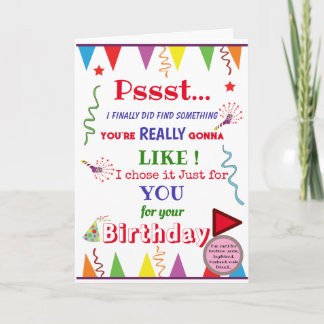 Drôle coquin carte de frère oncle grossier pour ho